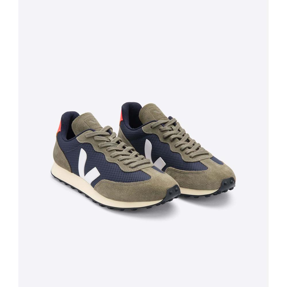 Women's Veja RIO BRANCO ALVEOMESH Running Shoes Olive | ZA 422UZG